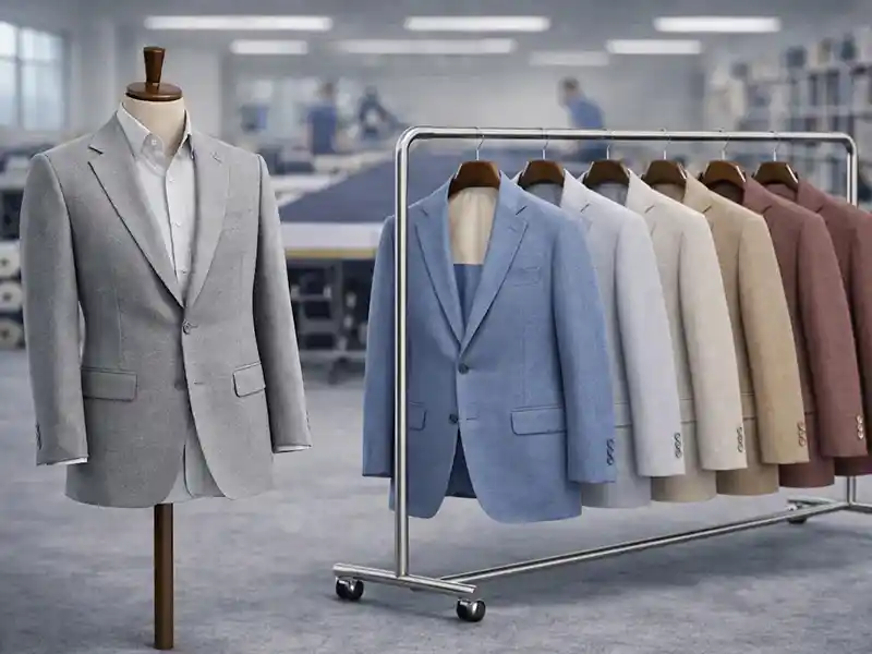 Semi-structured jacket production with fast sampling and cost-efficient hybrid construction.